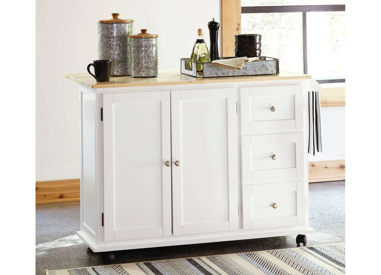 Drop Leaf Kitchen Island My Furniture Place