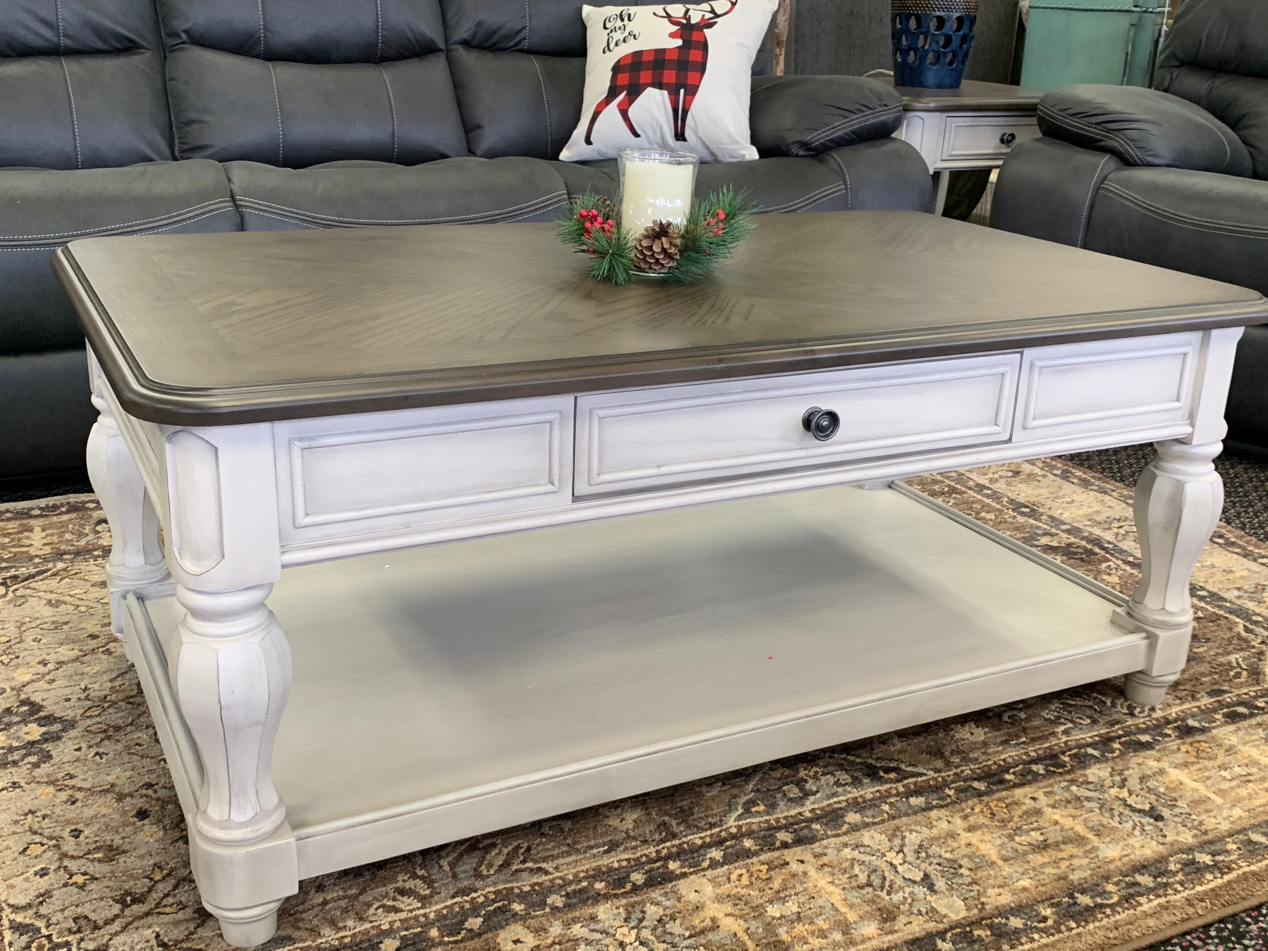 french country living room coffee table