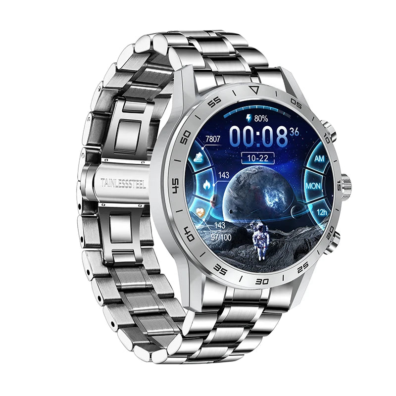 Mens Luxury Smartwatch Calls Fitness Waterproof FullColor - Picture 17 of 20