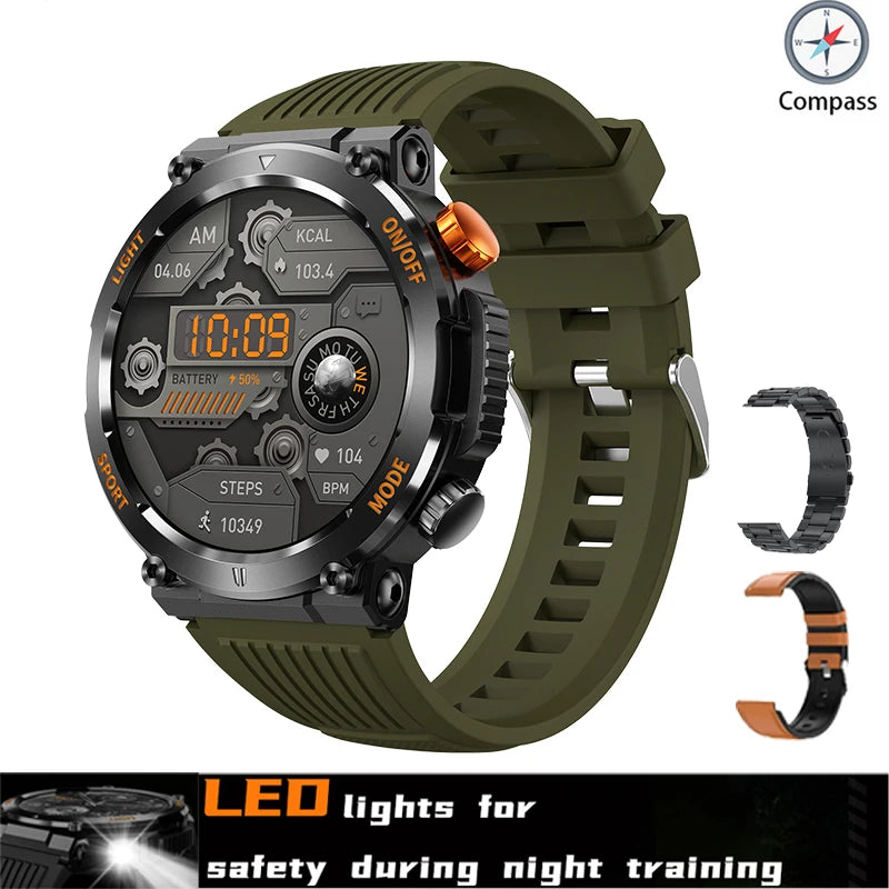 2024 Bluetooth Call Smartwatch MultiSport Waterproof with Flashlight - Picture 21 of 26