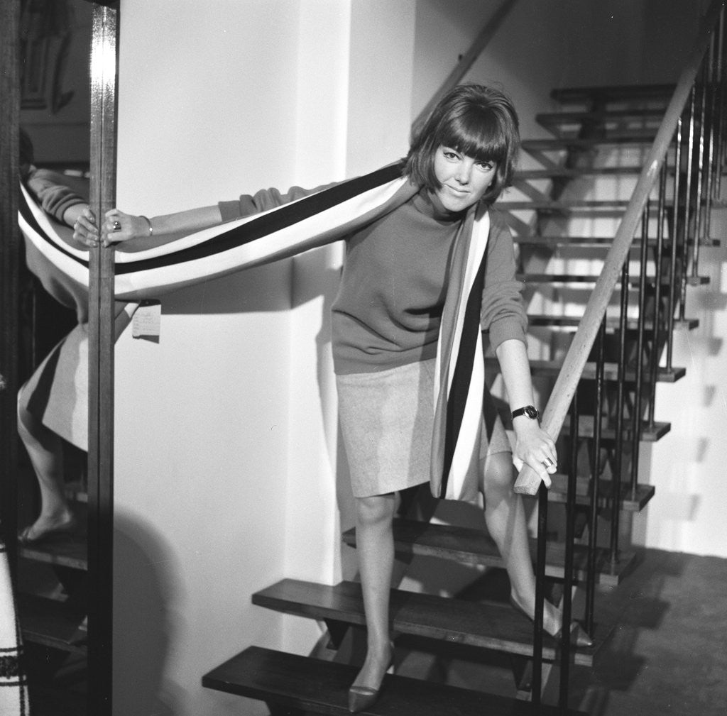 Mary Quant, fashion designer and expert, pictured in her Knightsbridge ...