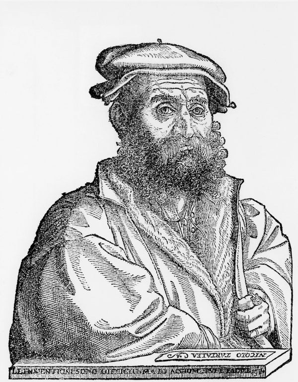 Niccolo Tartaglia, Italian mathematician and mechanician, 1550s posters ...