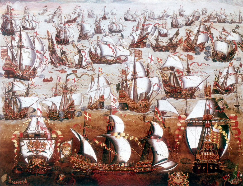 naval battles between the english fleet and the spanish armada could be summed up as