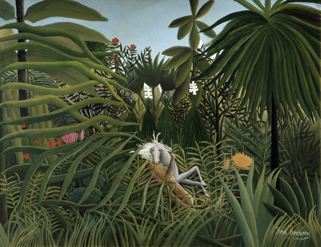 Modern Art Monday Presents Henri Rousseau The Banks of the Beivre Near  Bicetra  The Worley Gig