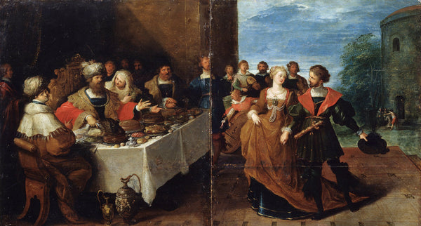 Herods Feast, 17th century posters & prints by Frans Francken II