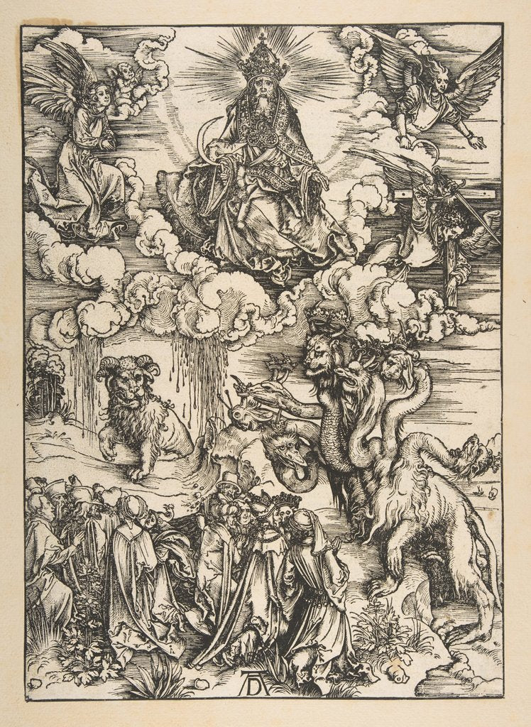 The Beast with Two Horns Like a Lamb, from The Apocalypse, Latin ...