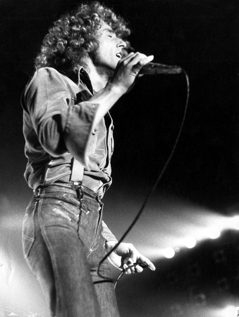 Roger Daltrey on stage posters & prints by Associated Newspapers