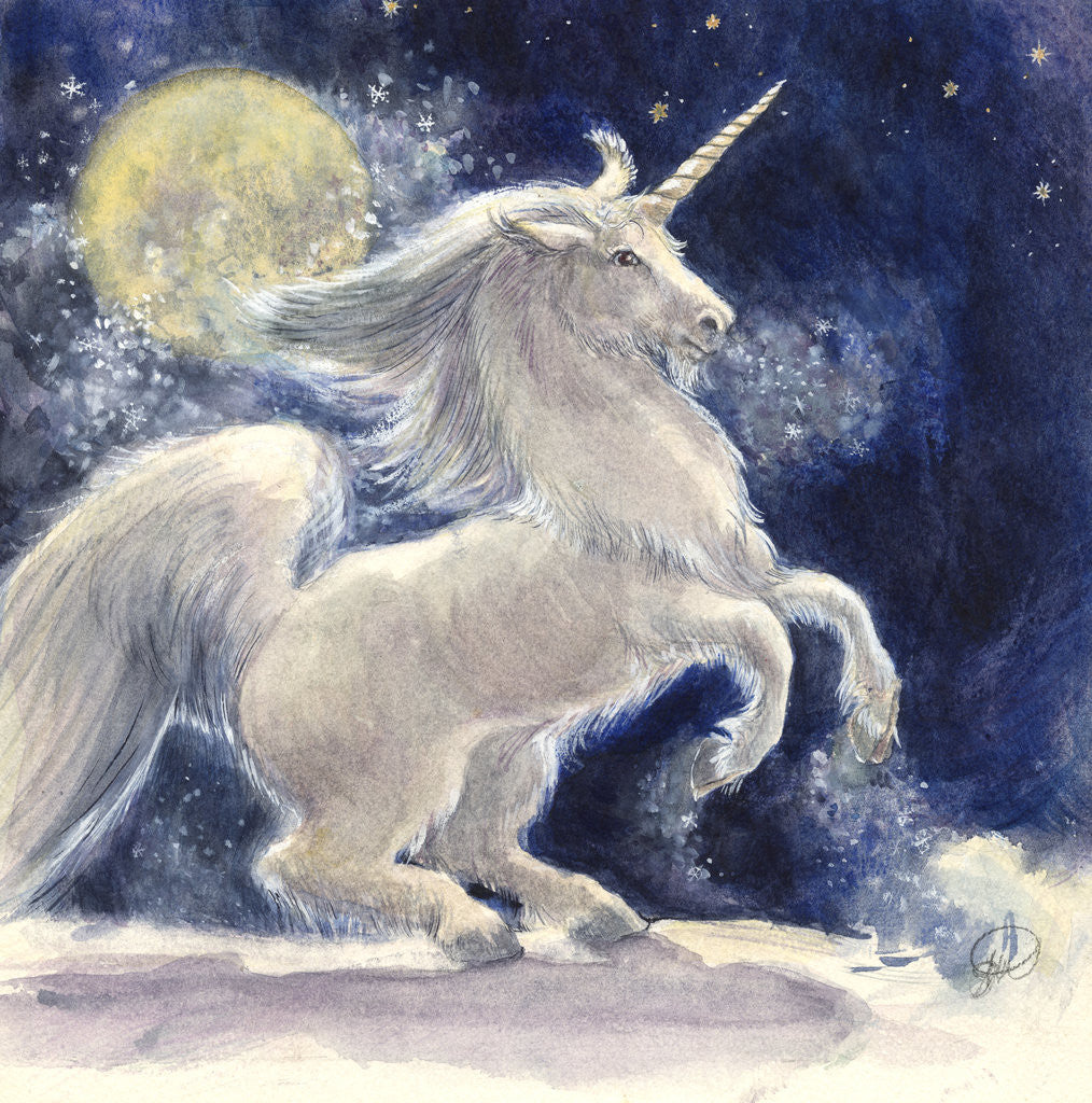 The Winter Unicorn posters & prints by Alexandra Day