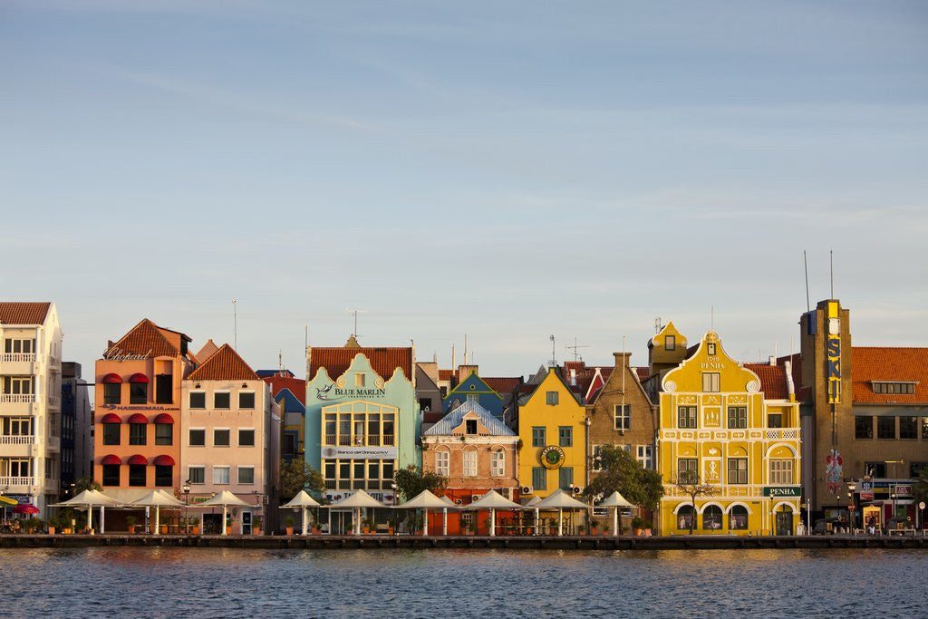 Colonial Architecture at Willemstad, Netherlands Antilles posters & prints by Corbis