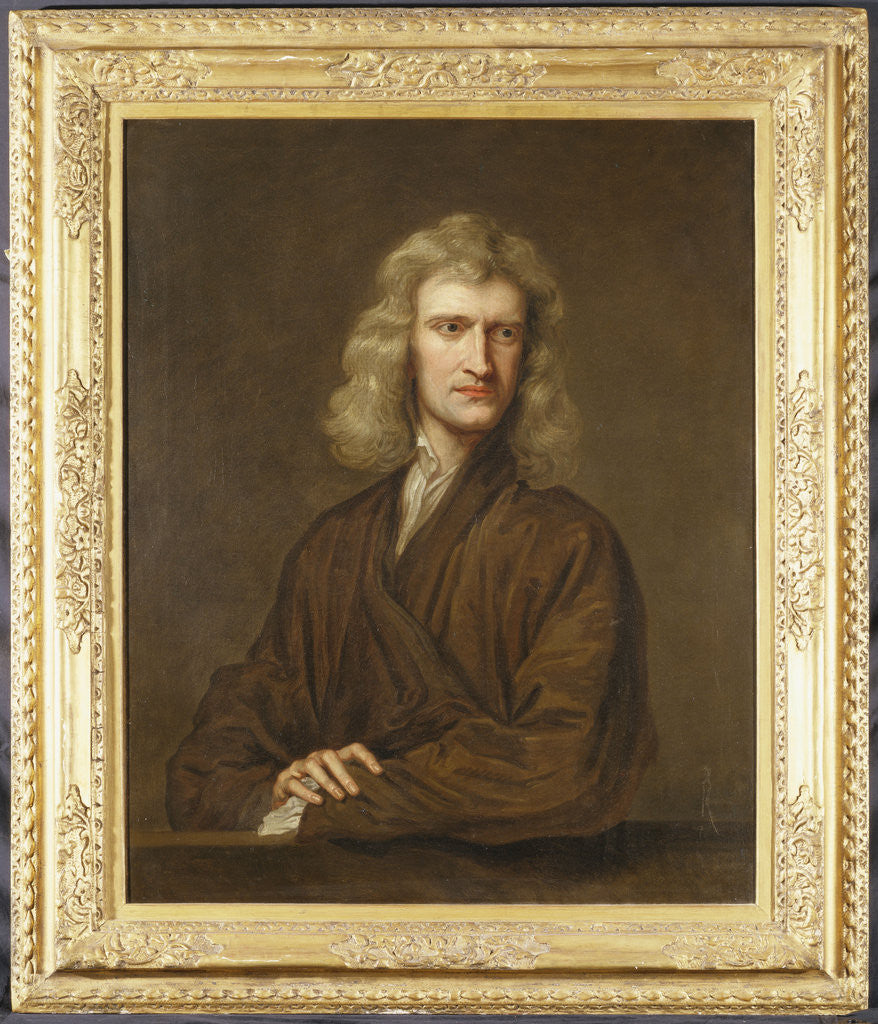 Portrait Of Sir Isaac Newton Posters And Prints By Godfrey Kneller 9496