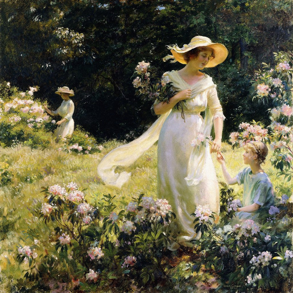 Among the Laurel Blossoms posters & prints by Charles Courtney Curran