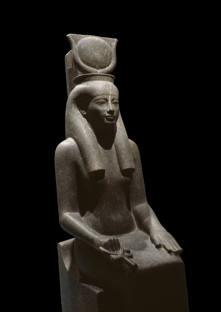 Ancient Egyptian Sculpture Representing The Goddess Hathor Posters And Prints By Corbis