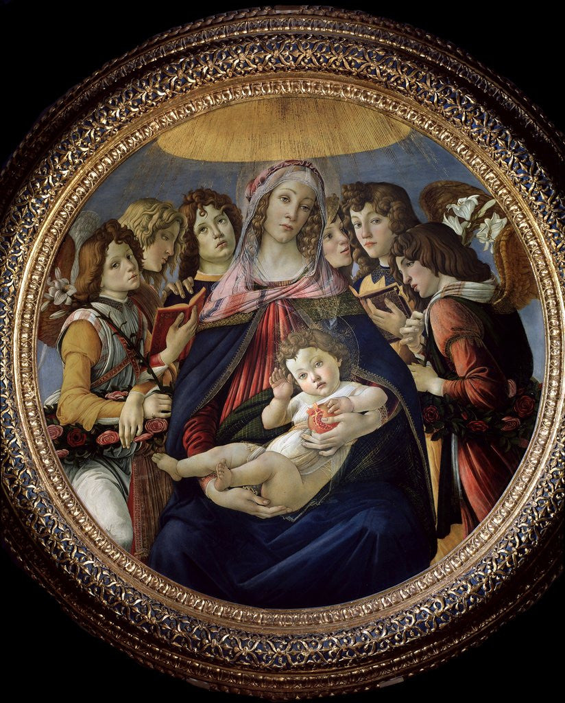 Madonna of the Pomegranate posters & prints by Sandro Botticelli