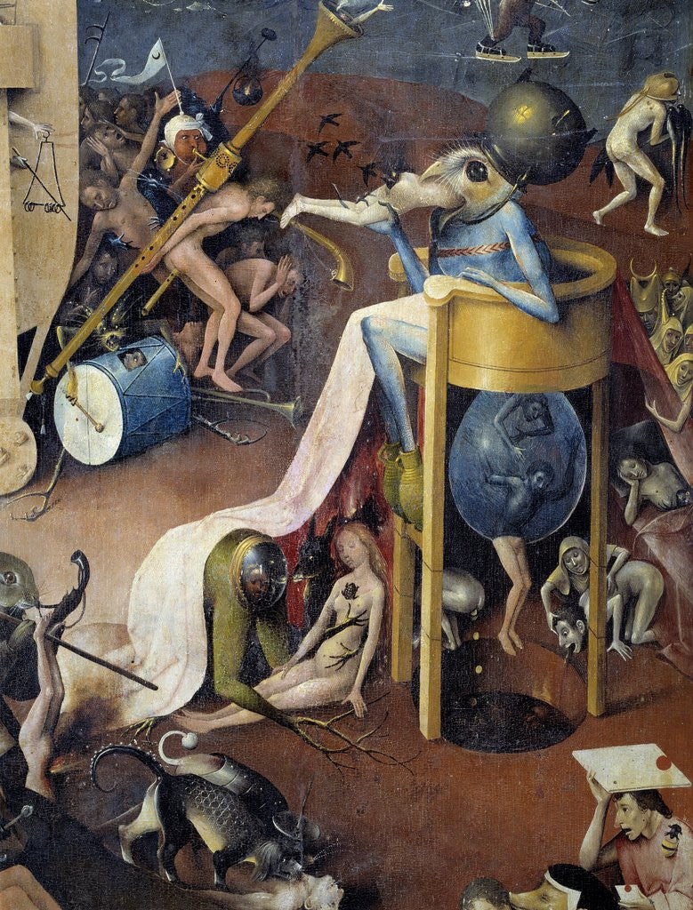 Detail Of Hell From The Garden Of Earthly Delights Posters