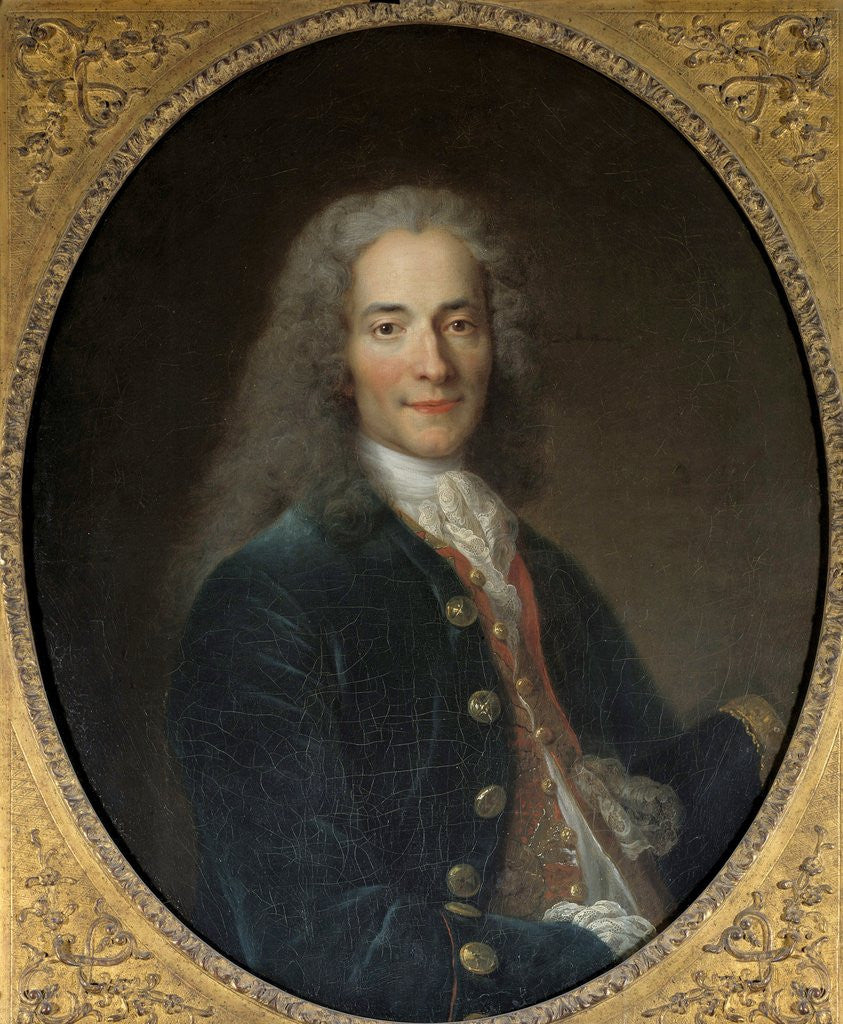 Portrait of Voltaire at the age of 24 posters & prints by Corbis