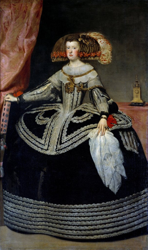 Portrait of Queen Mary-Anne of Austria posters & prints by Diego Velazquez