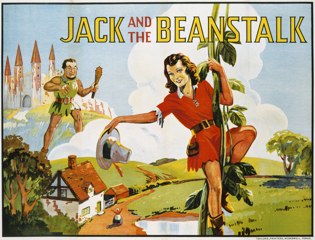 Jack and the Beanstalk Color Print posters & prints by Corbis