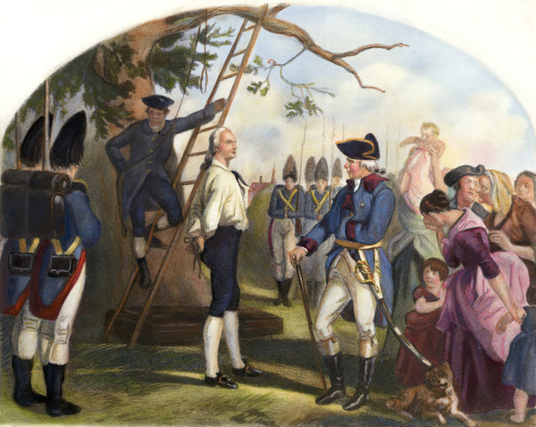 Nathan Hale Led to His Execution Illustration posters & prints by Corbis