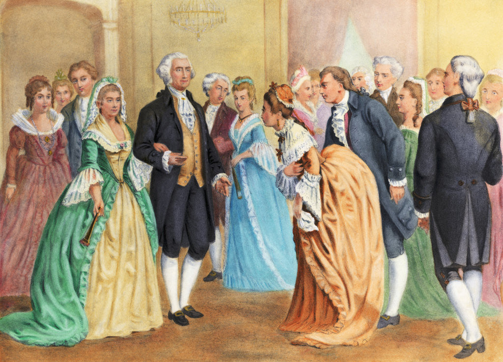 Джордж кастис. Джордж Вашингтон с женой. George and Martha Washington.