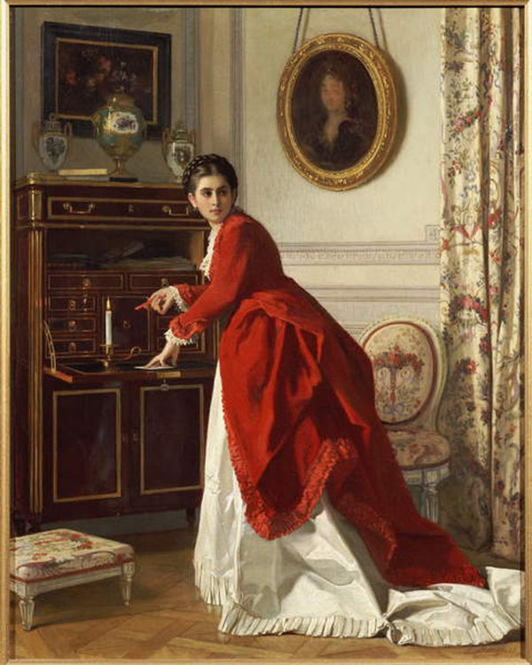 The Letter Posters And Prints By Charles Baugniet