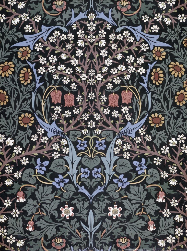 Blackthorn Wallpaper posters & prints by William Morris