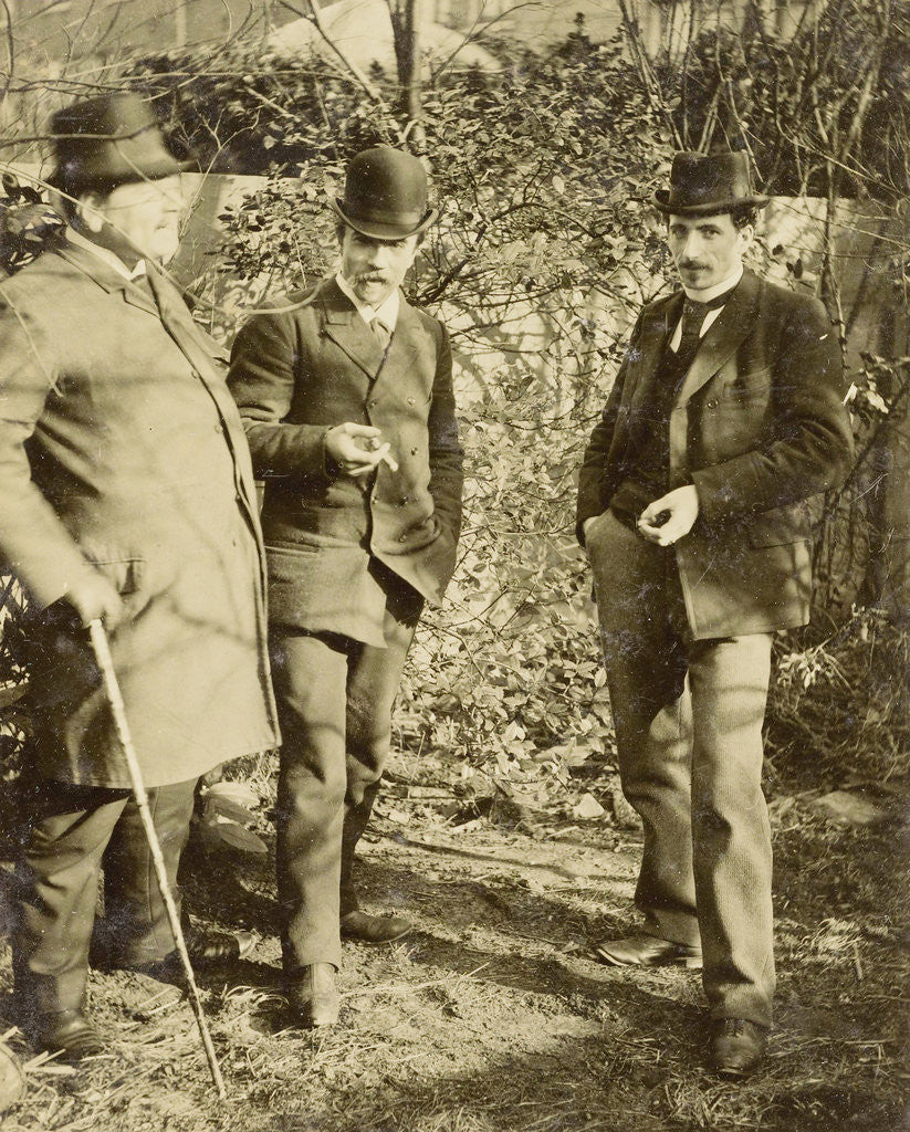 Portrait of Arnold ('Nol') Ising, Eduard Karsen and P.C. Eilers of ...