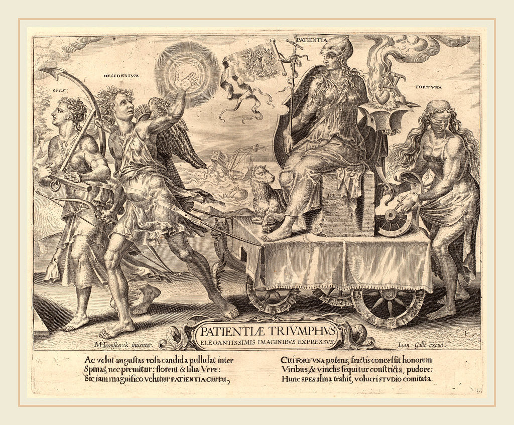 The Triumph Of Patience 1559 Posters Prints By Dirck Volckertz Coornhert