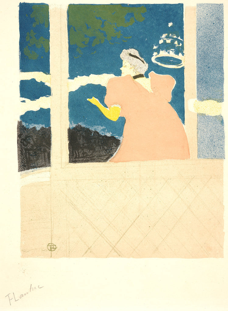 Image result for Henri Toulouse-Lautrec’s Aux Ambassadeurs—Chanteuse au Café-Concert,