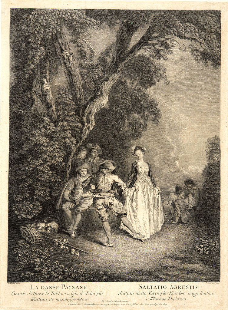 The Peasant Danse (La Danse Paysanne), before 1755 posters & prints by ...