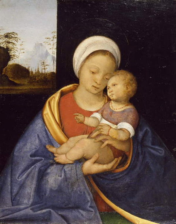 Madonna and Child, 1510-15 posters & prints by Giovanni Agostino da Lodi