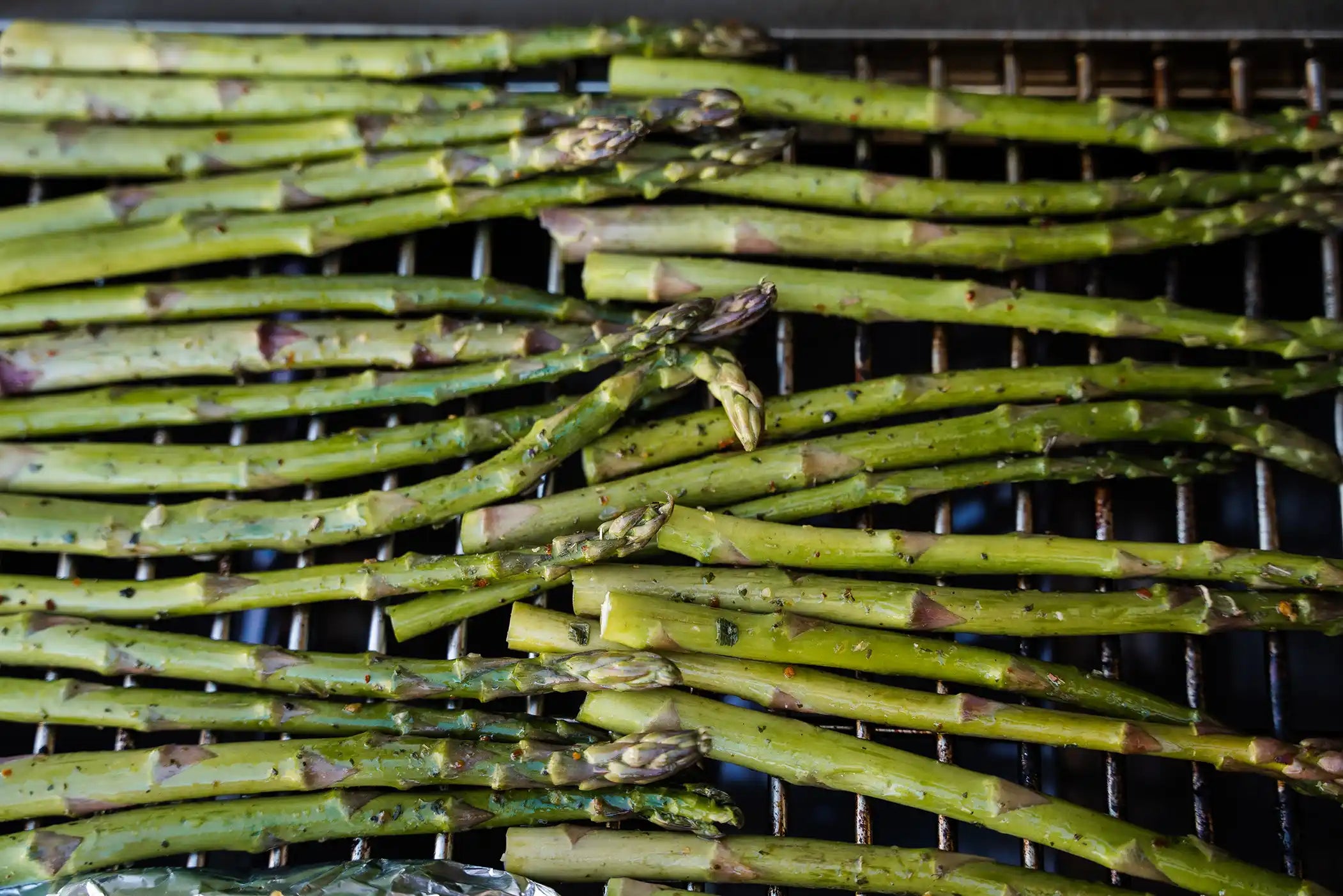 Asparagus on the grill.