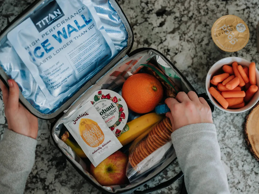 Lunch box full of food