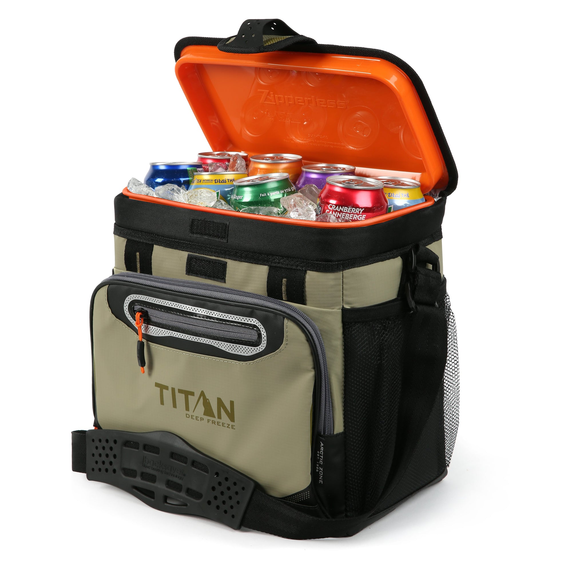 titan 16 can zipperless cooler