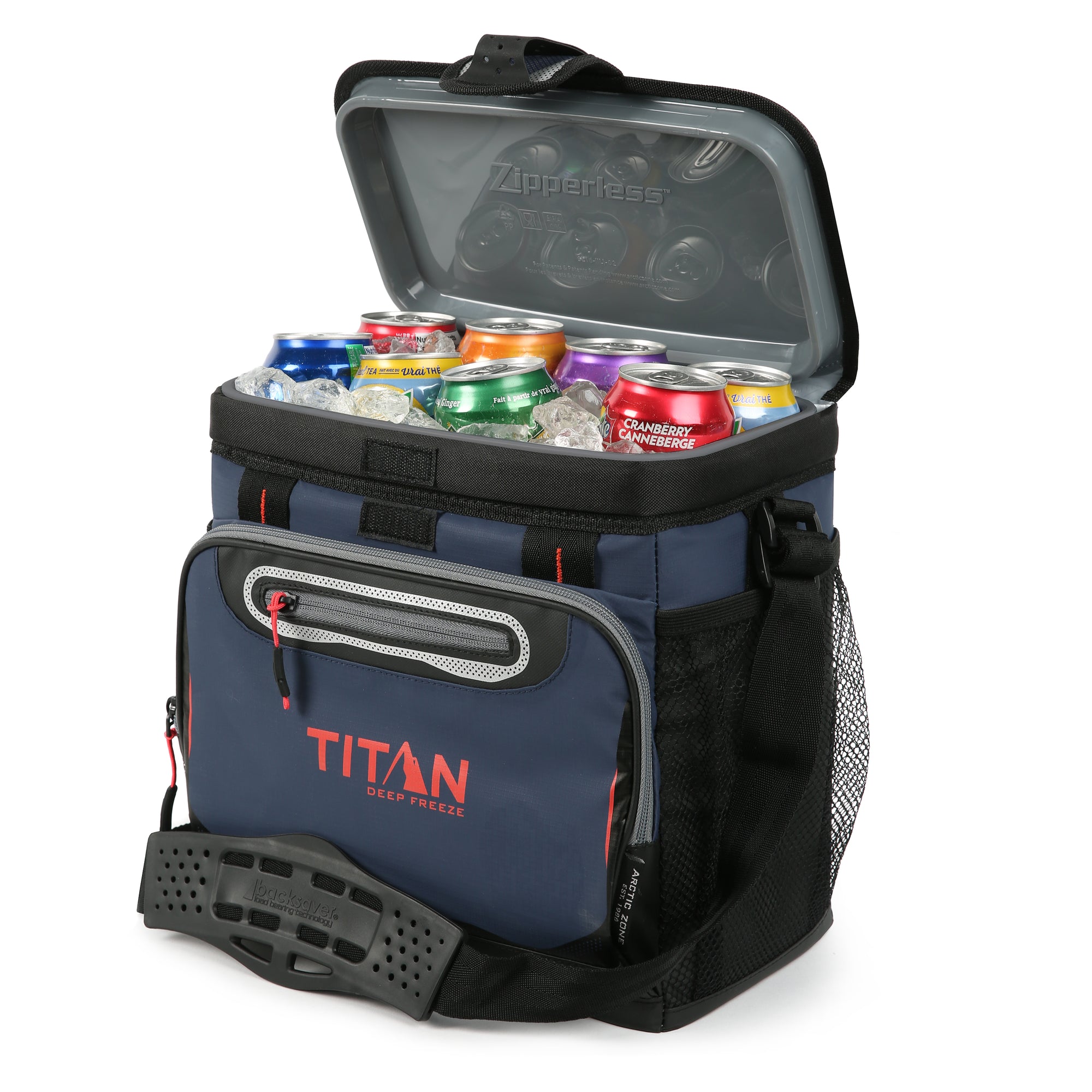 titan 16 can zipperless cooler