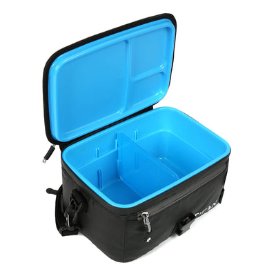 lunch box with removable hard liner