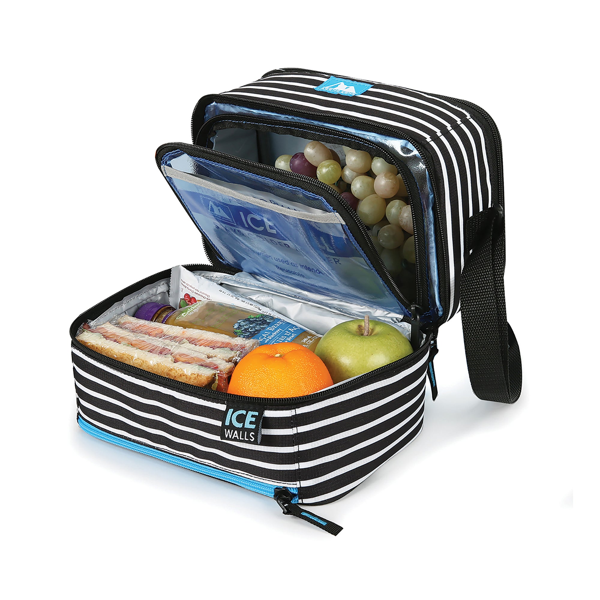 handbag with lunch compartment