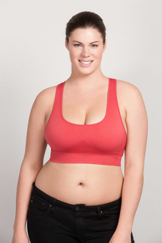 Coral Sports Bra Pink