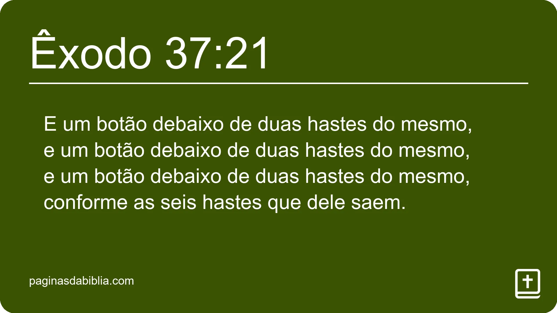 Êxodo 37:21