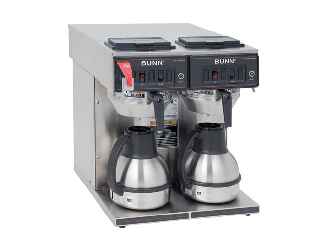 12 Cup Dual-Voltage Auto Coffee Brewer With 3 Warmers, CWTF-DV