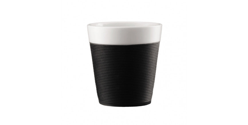 Bodum Bistro Coffee Mug, 10 Ounce (2-Pack), Clear  