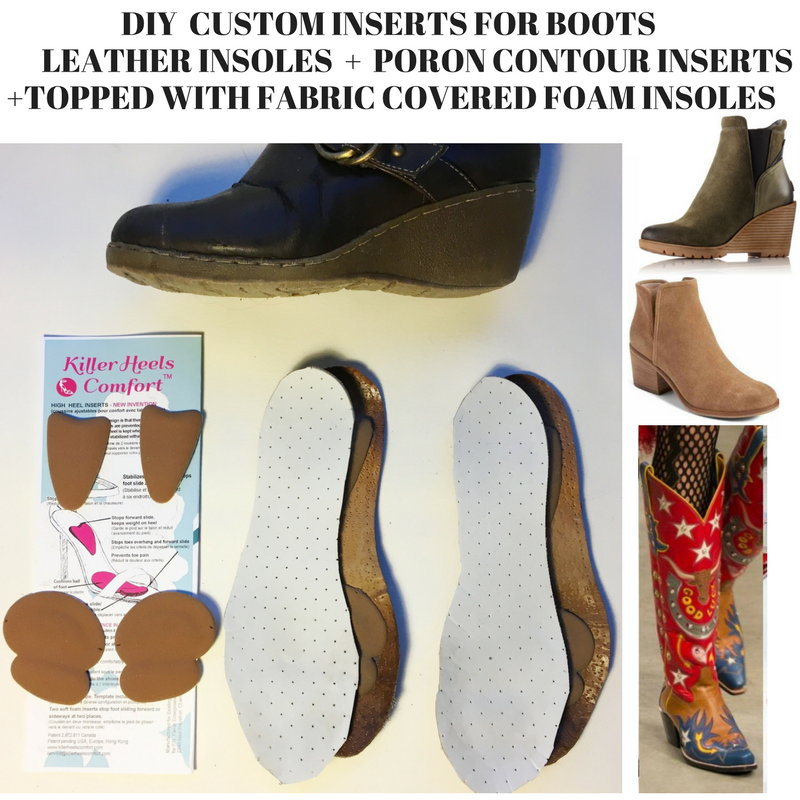 heel insoles for boots