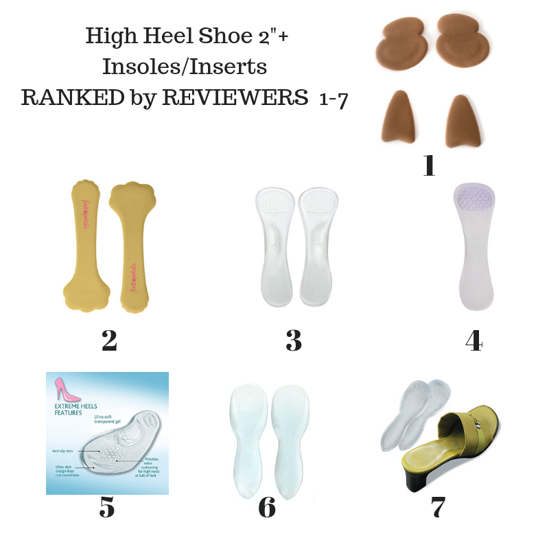 High Heel Shoe Inserts \u0026 Insoles 