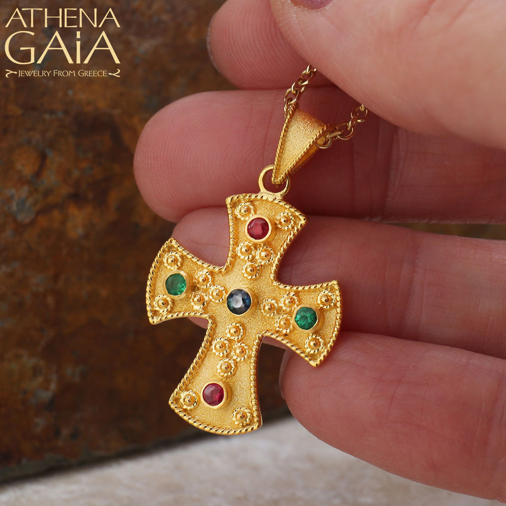 Baptism Crosses from Greece — Page 2: Athena Gaia Greek Jewelry