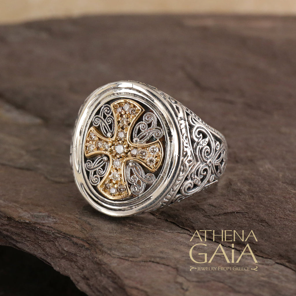 Band Rings: Athena Gaia Greek Jewelry