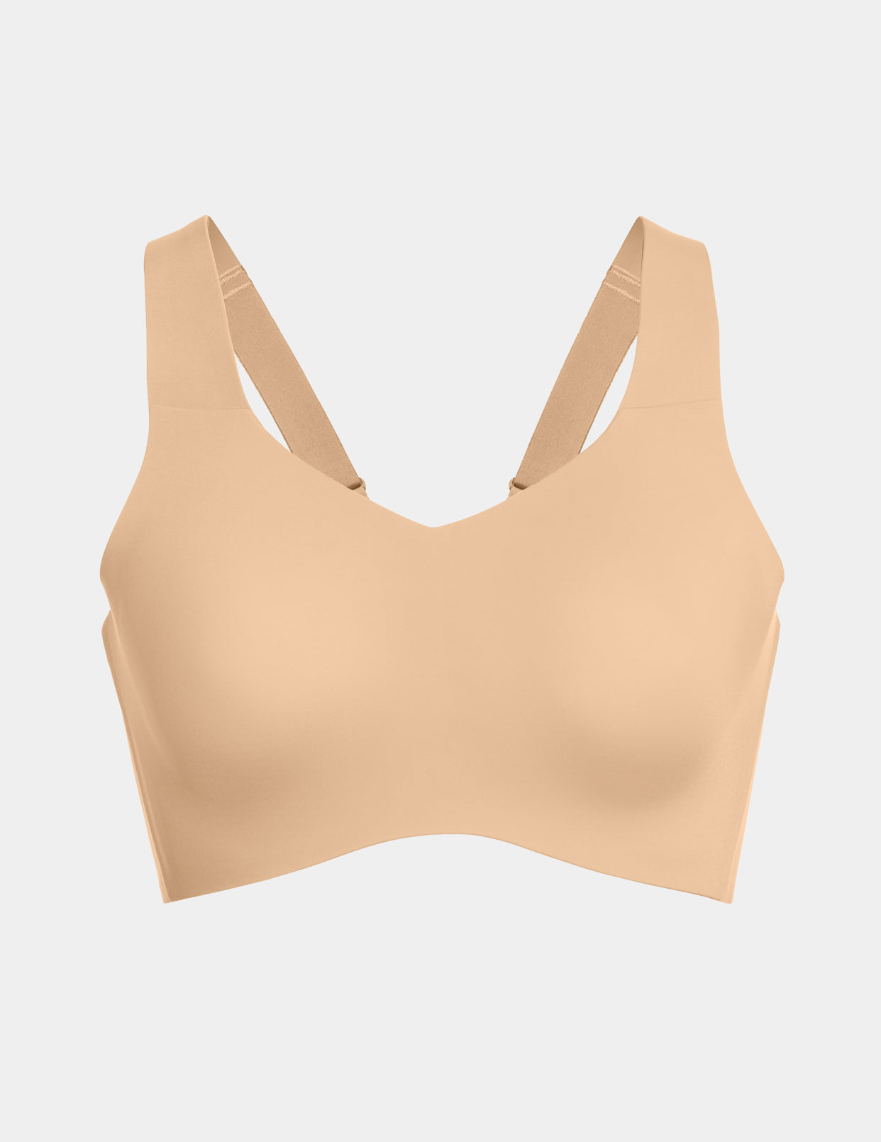 Women's Zip-Up Front Sports Bras w/ Racer Back - Heathered Print