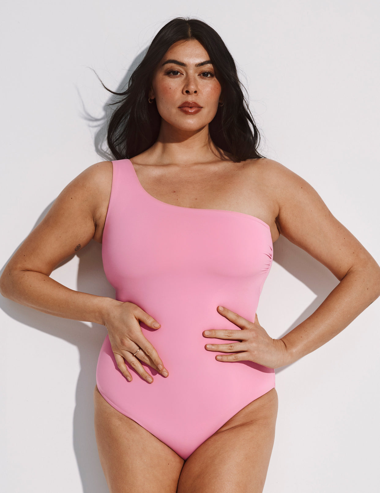 One Shoulder One Piece Swimsuit