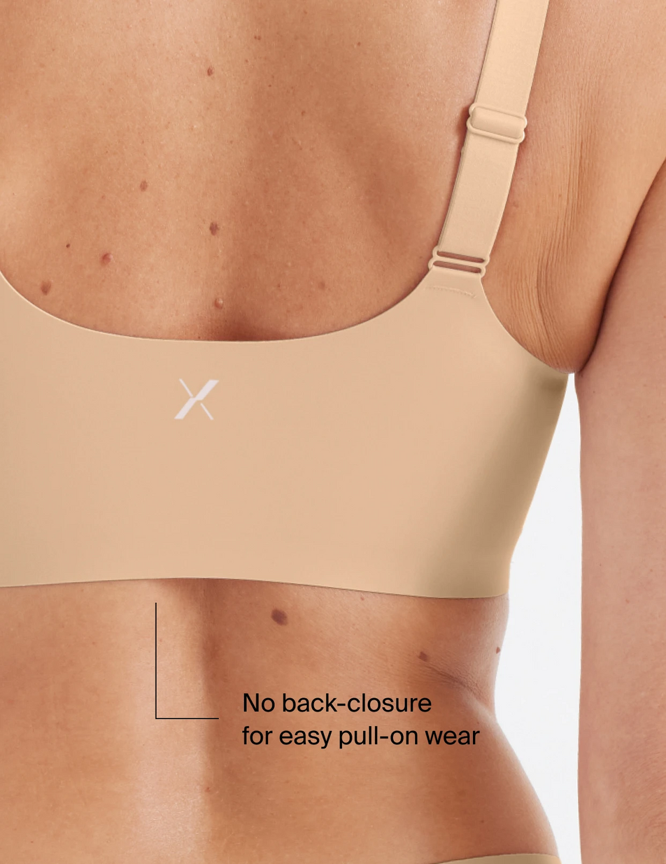 No back-closure for easy pull-on wear 