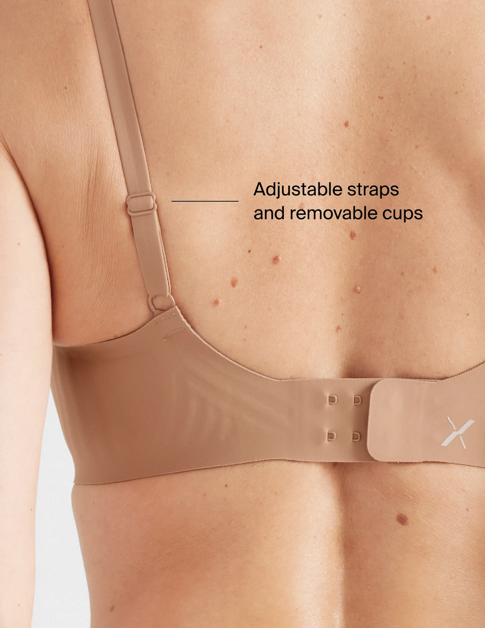 Adjustable straps and removable cups 