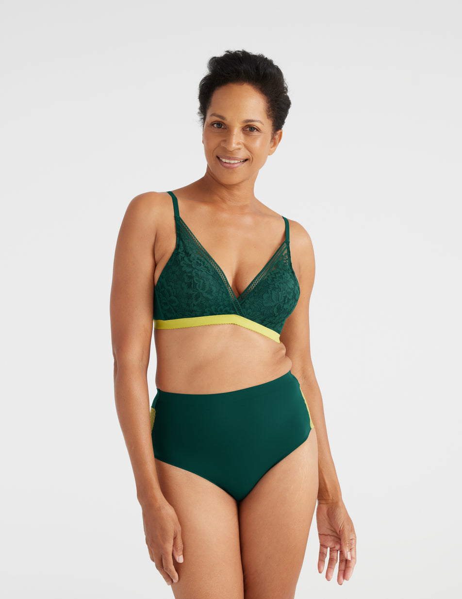 Ultra Curvy Sweetie Bralette Ghana Green – Underpinnings Lingerie