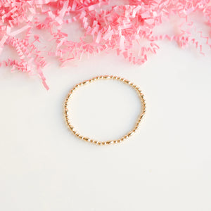 Chelsea Gold Filled Bead Bracelet - Michele Jewelry